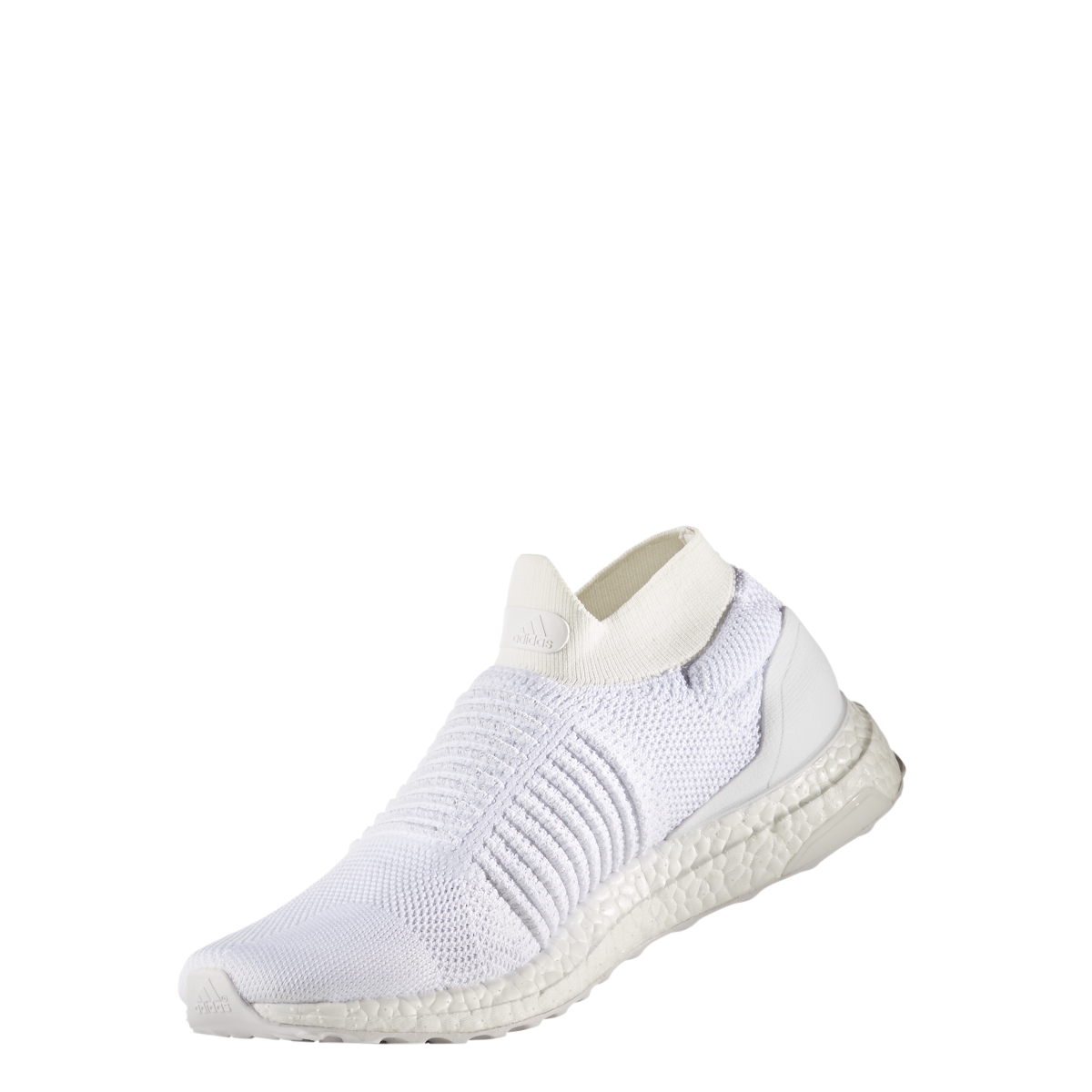 triple white laceless ultra boost
