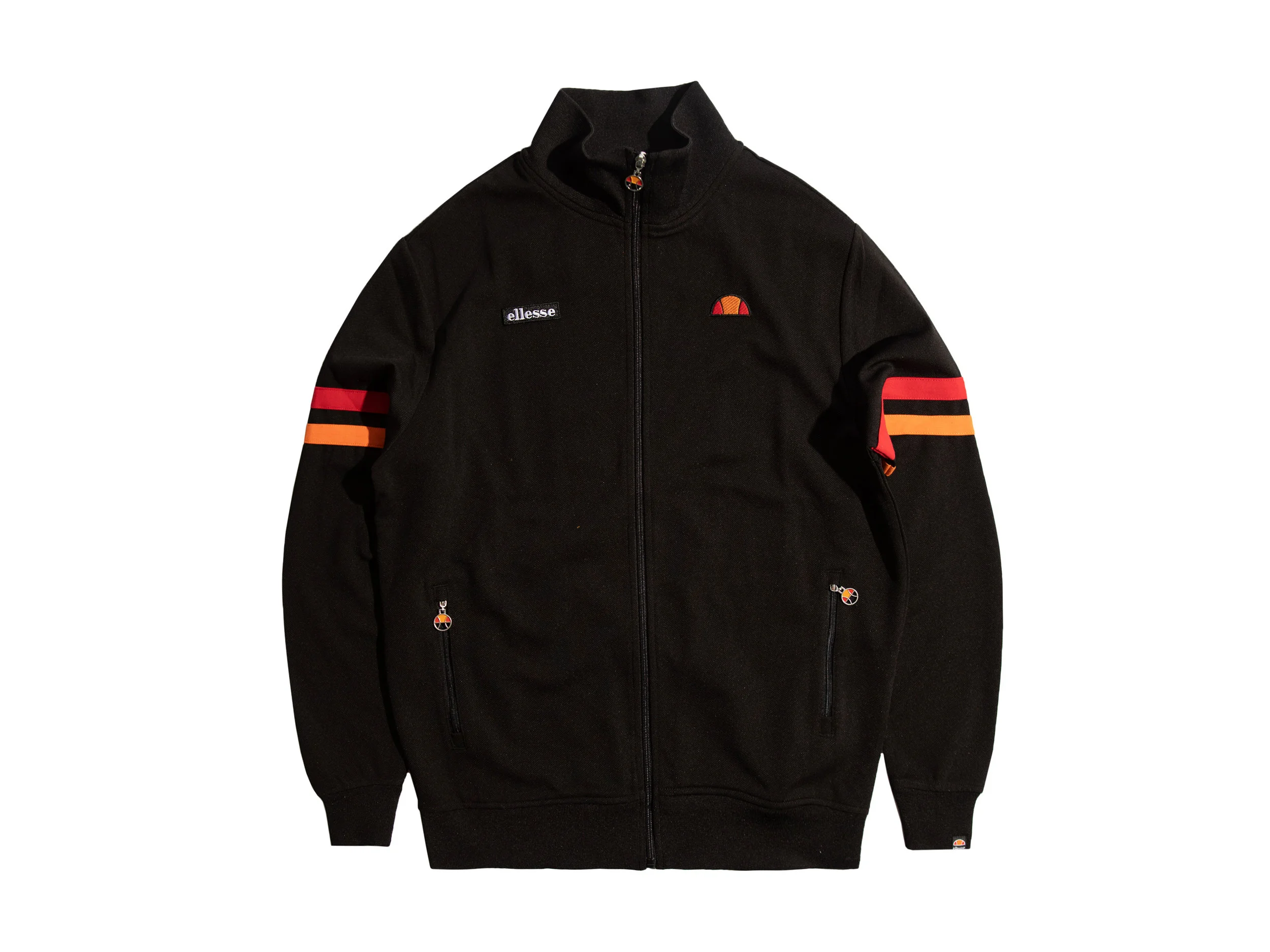 blozen Paar Voorlopige ellesse Roma Premium Track Top in Black — MAJOR