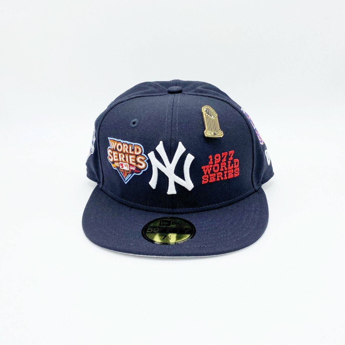 Cap Series x MAJOR — MAJOR New Fitted Navy New Era Championships Era York in 59Fifty Yankees Modern World