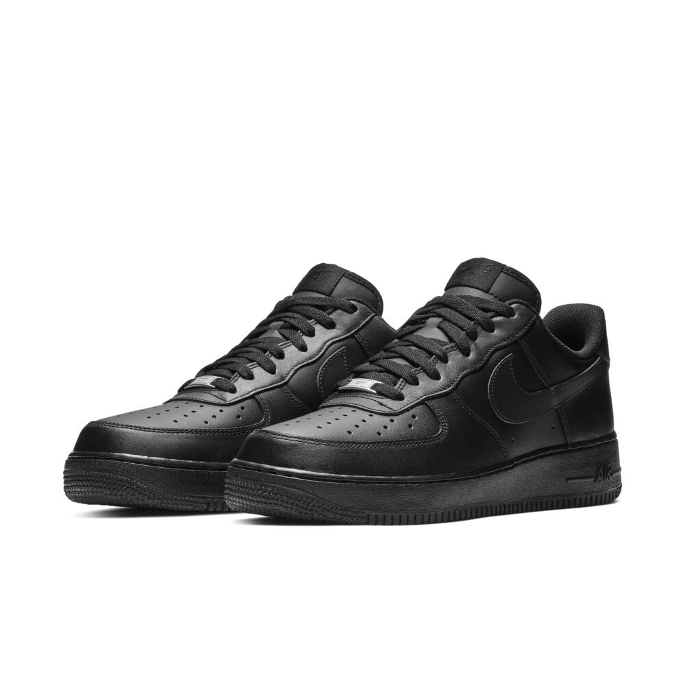 nike af1 black leather