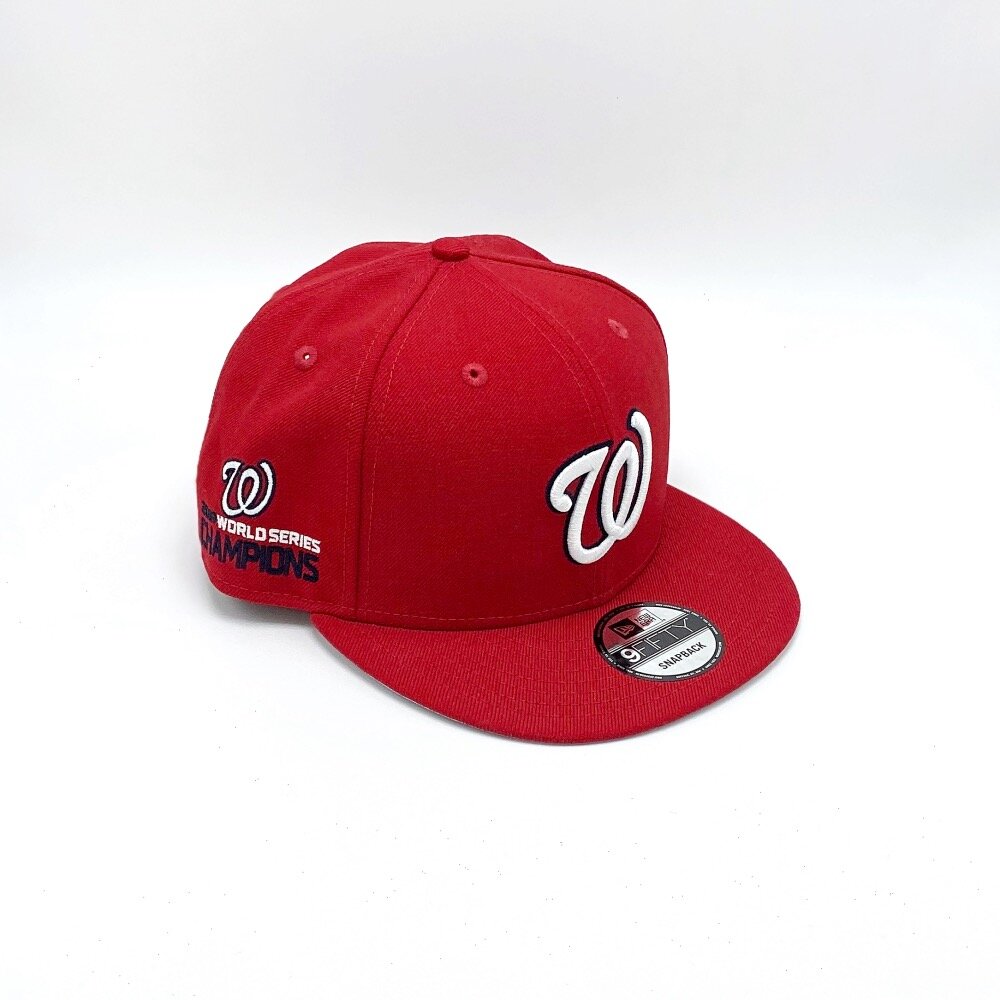 New Era Washington Nationals 2019 World Series Champions Snapback in Red —  MAJOR