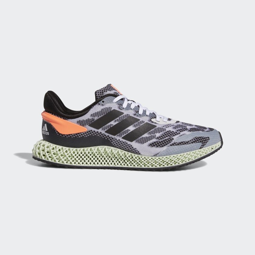 Adidas 4D Run 1.0 in White/Black/Coral — MAJOR