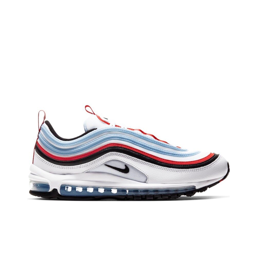 nike air max 97 white black red