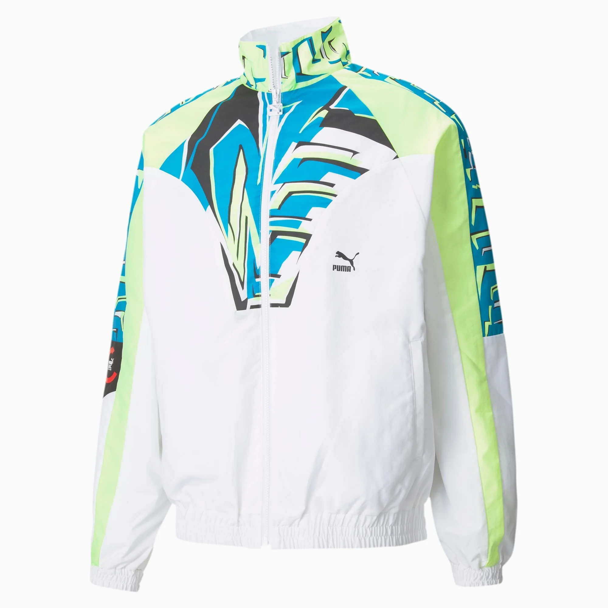 puma men's polyester track jacket