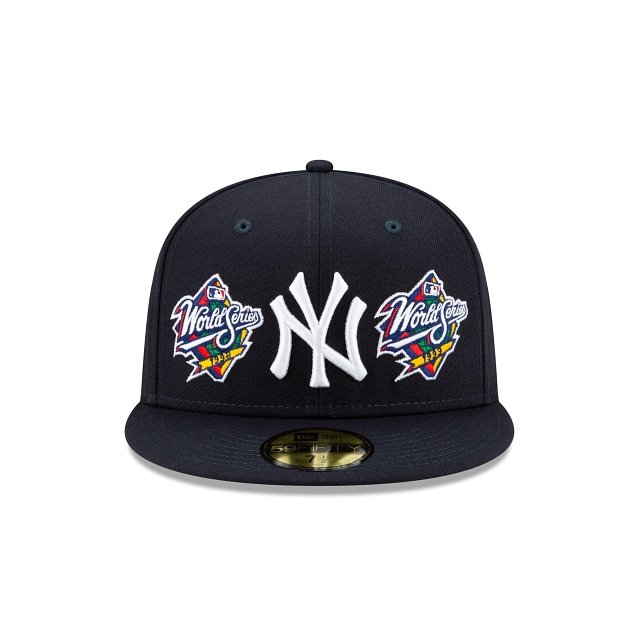 New York Yankees World Champions Fitted Cap in Midnight Navy — MAJOR