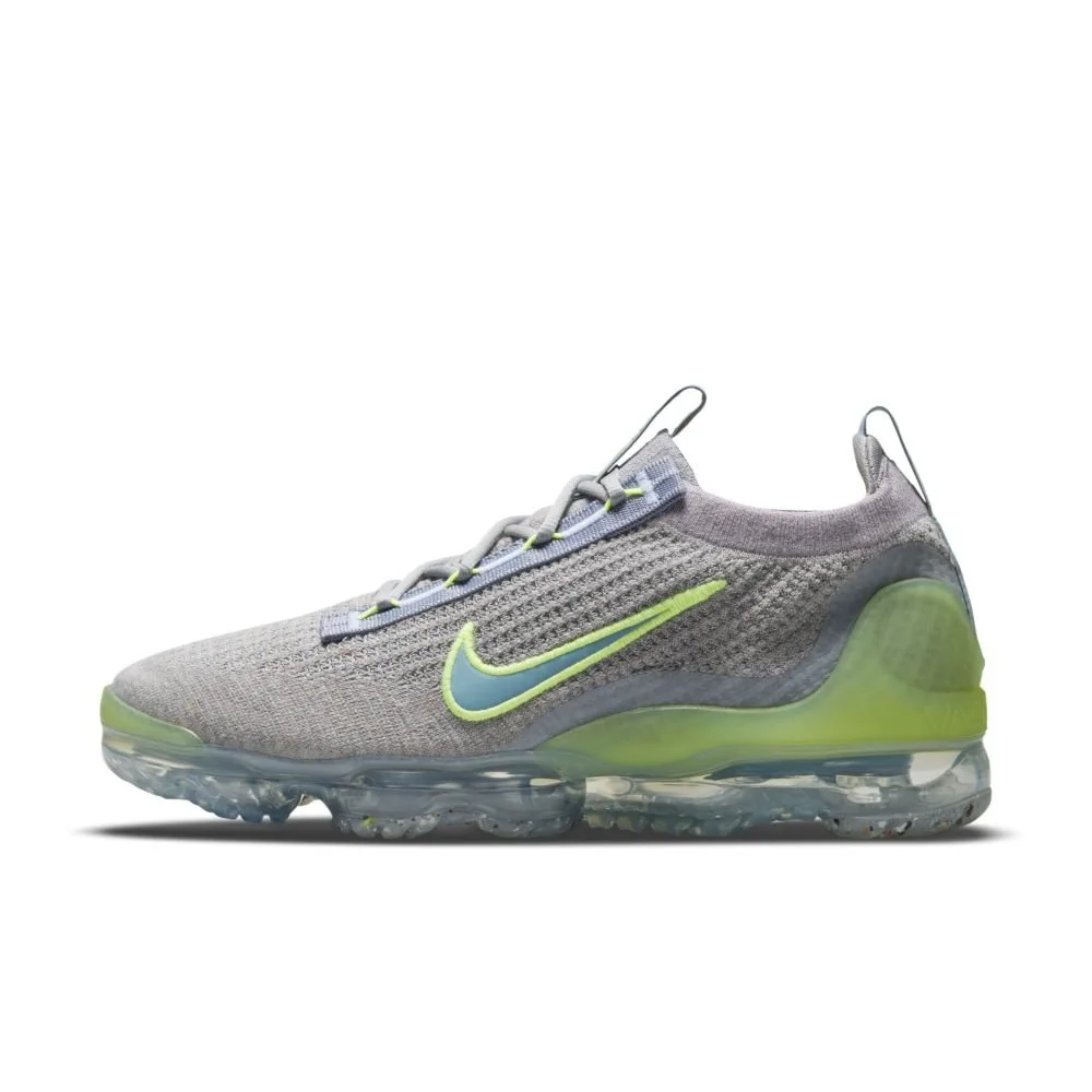 grey and lime green vapormax