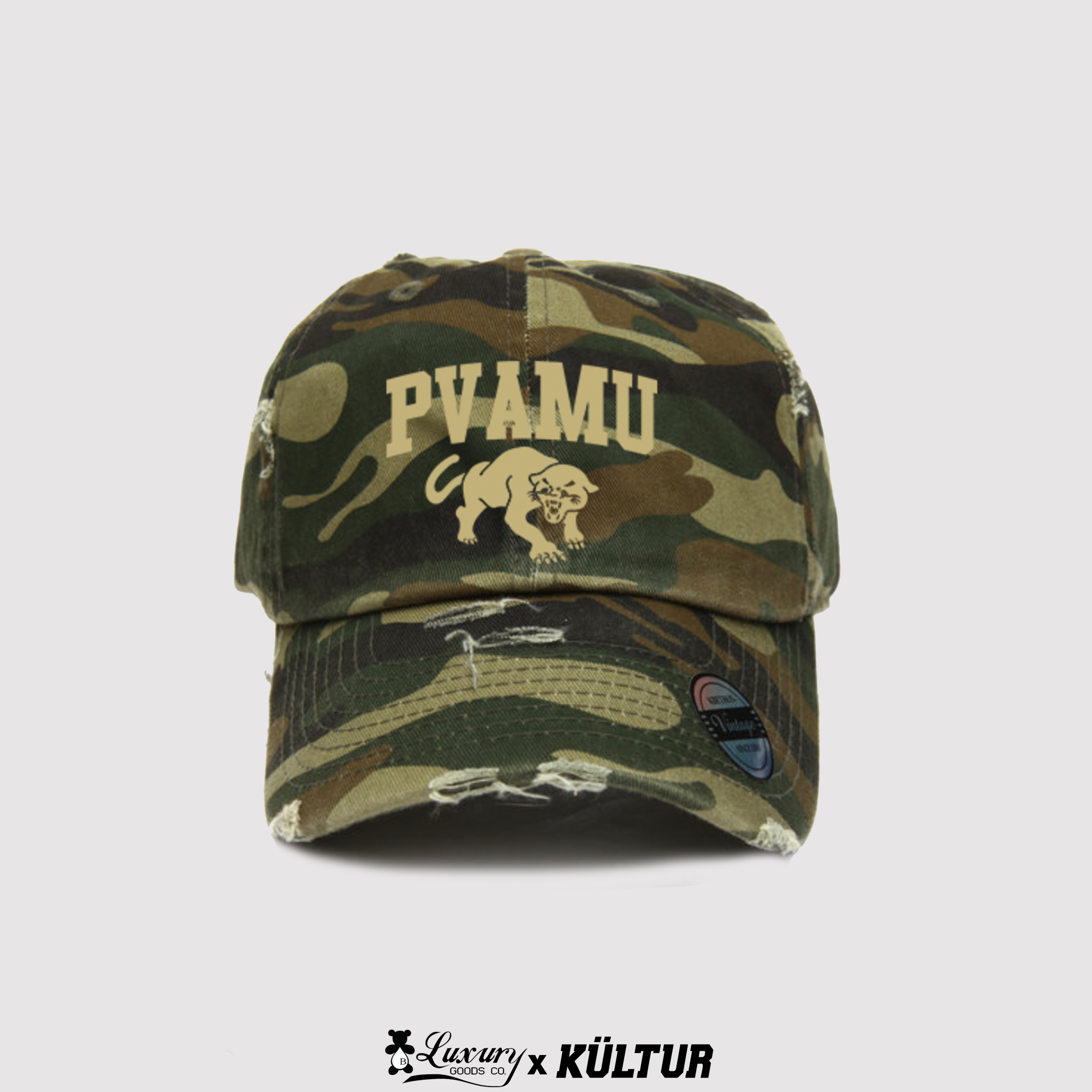 camo panthers hat