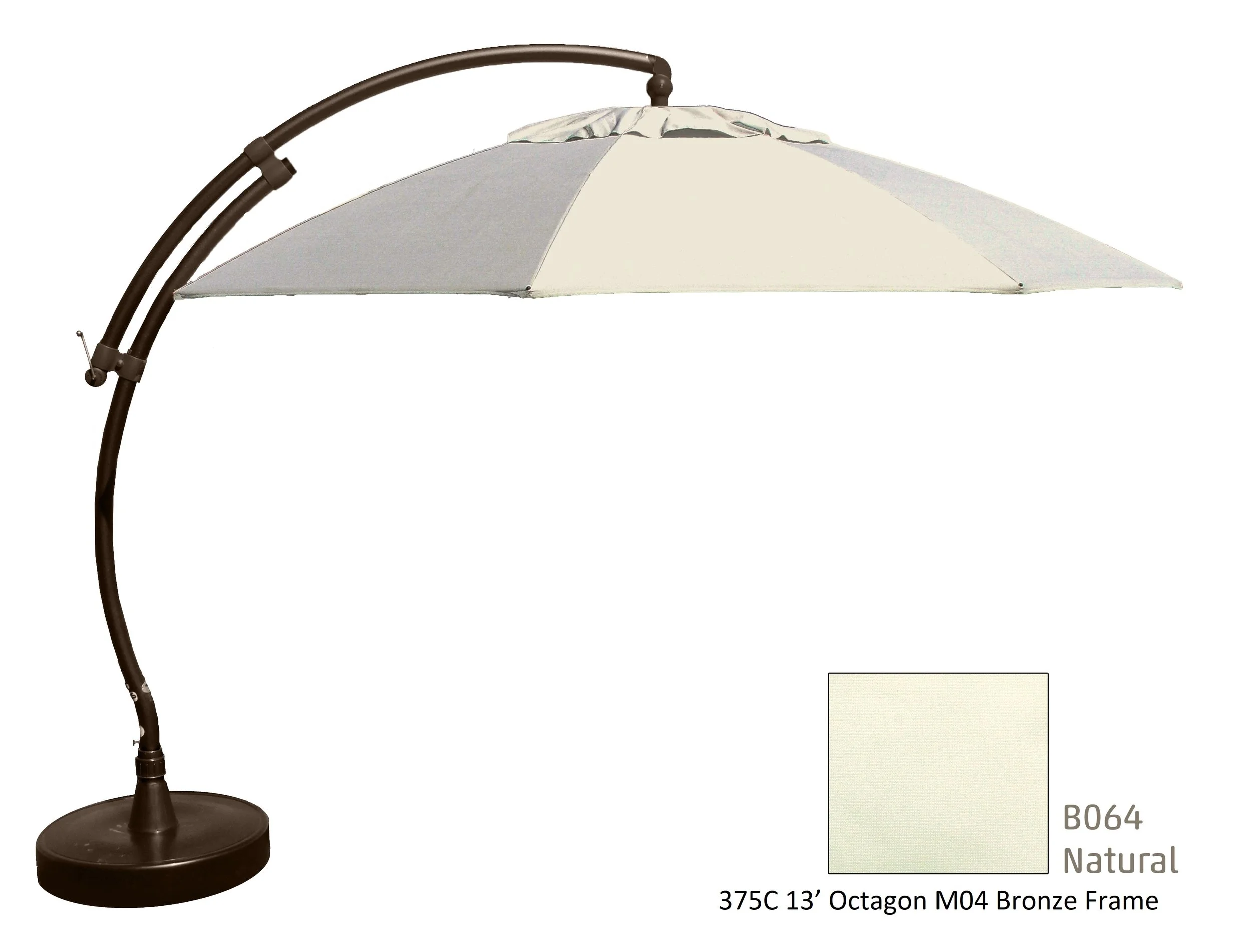 13 Curve Umbrella Cantilever Patio Umbrella Sun Garden Usa Cantilever Umbrella