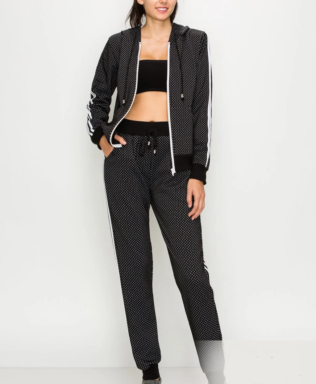 tracksuit with stripe down side