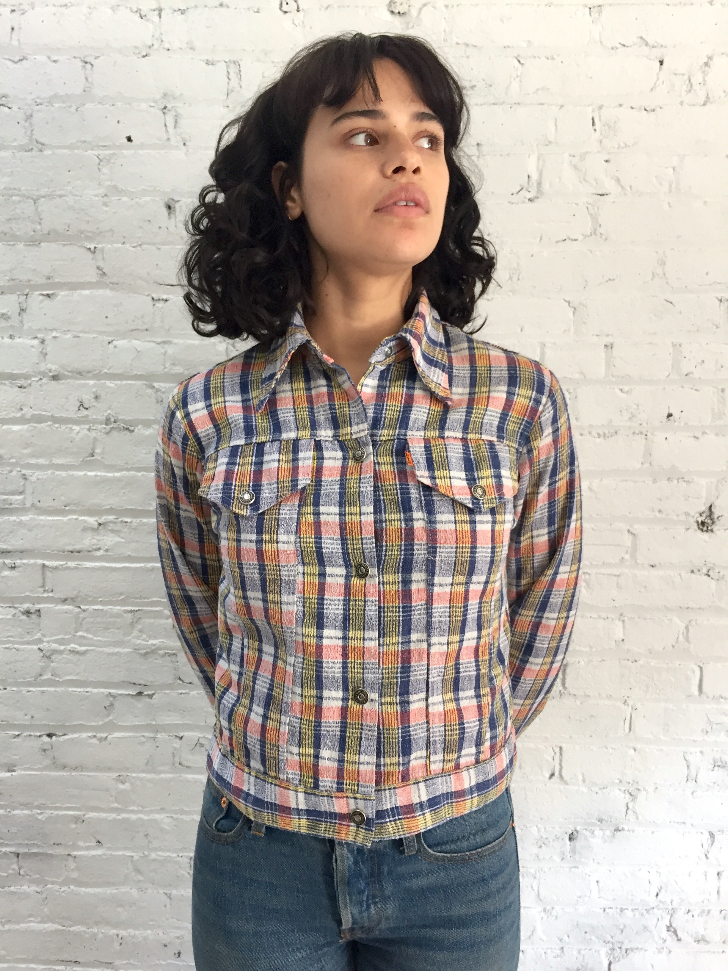 levis plaid jacket