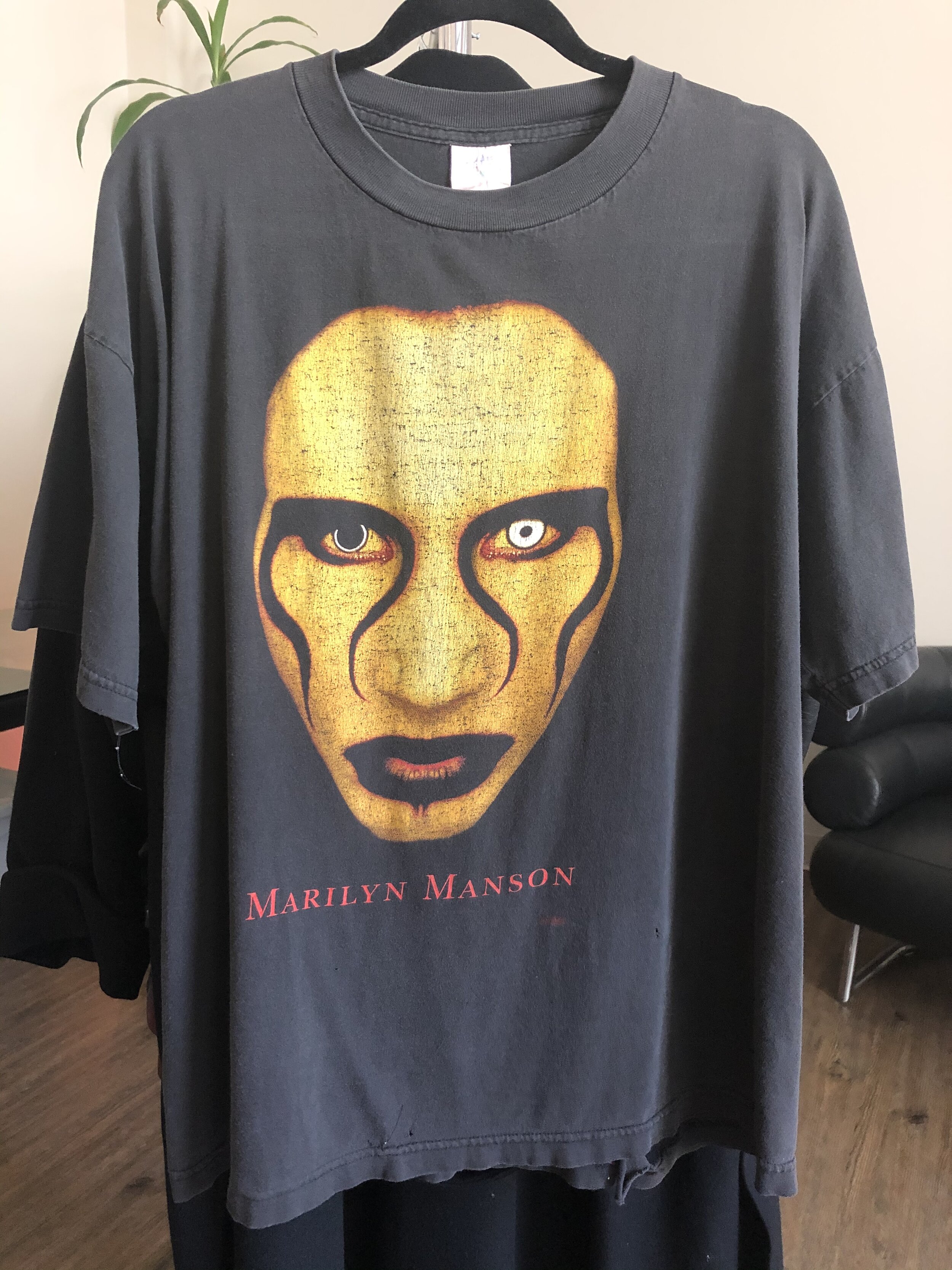 End Disciplin Indflydelsesrig Vintage 1990's Marilyn Manson Distressed Sex is Dead Graphic T-Shirt — DEAD  PEOPLE'S SHIT