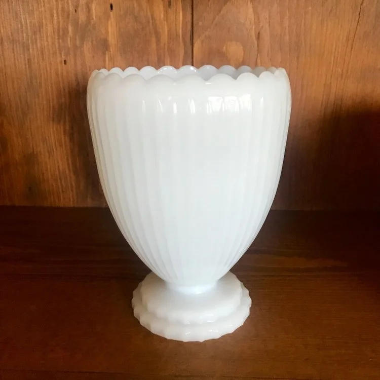 Milk Glass Vases Birdie In A Barn Vintage Event Rentals