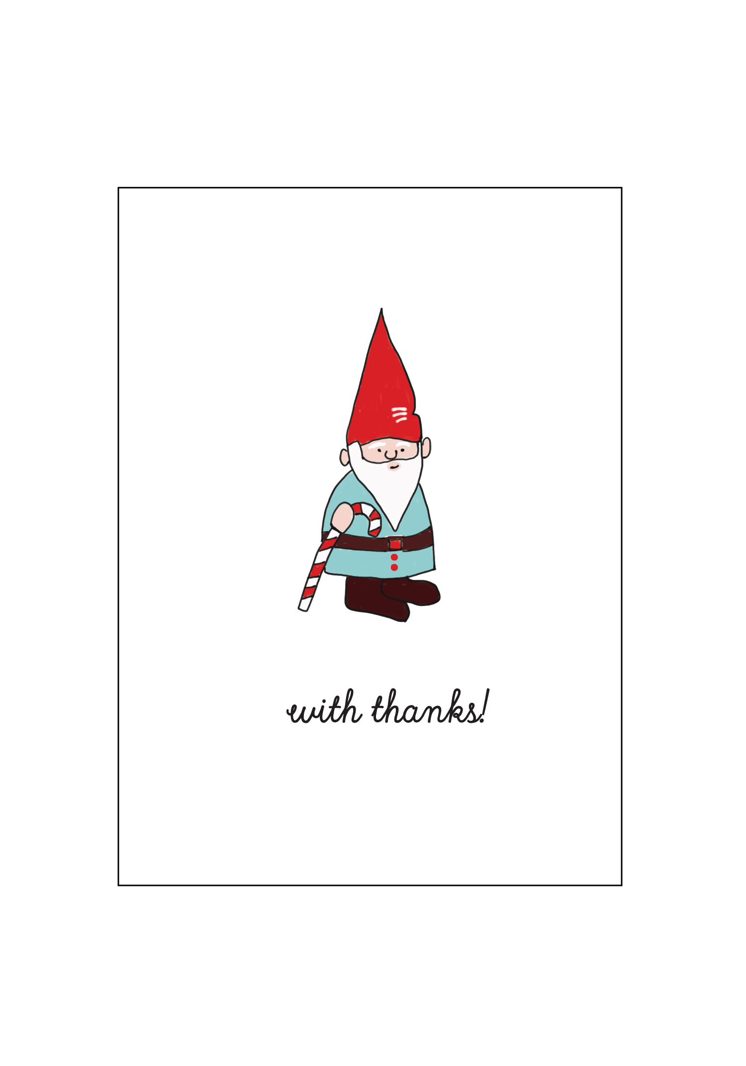 NEW Gnome Notes Notecards Set 