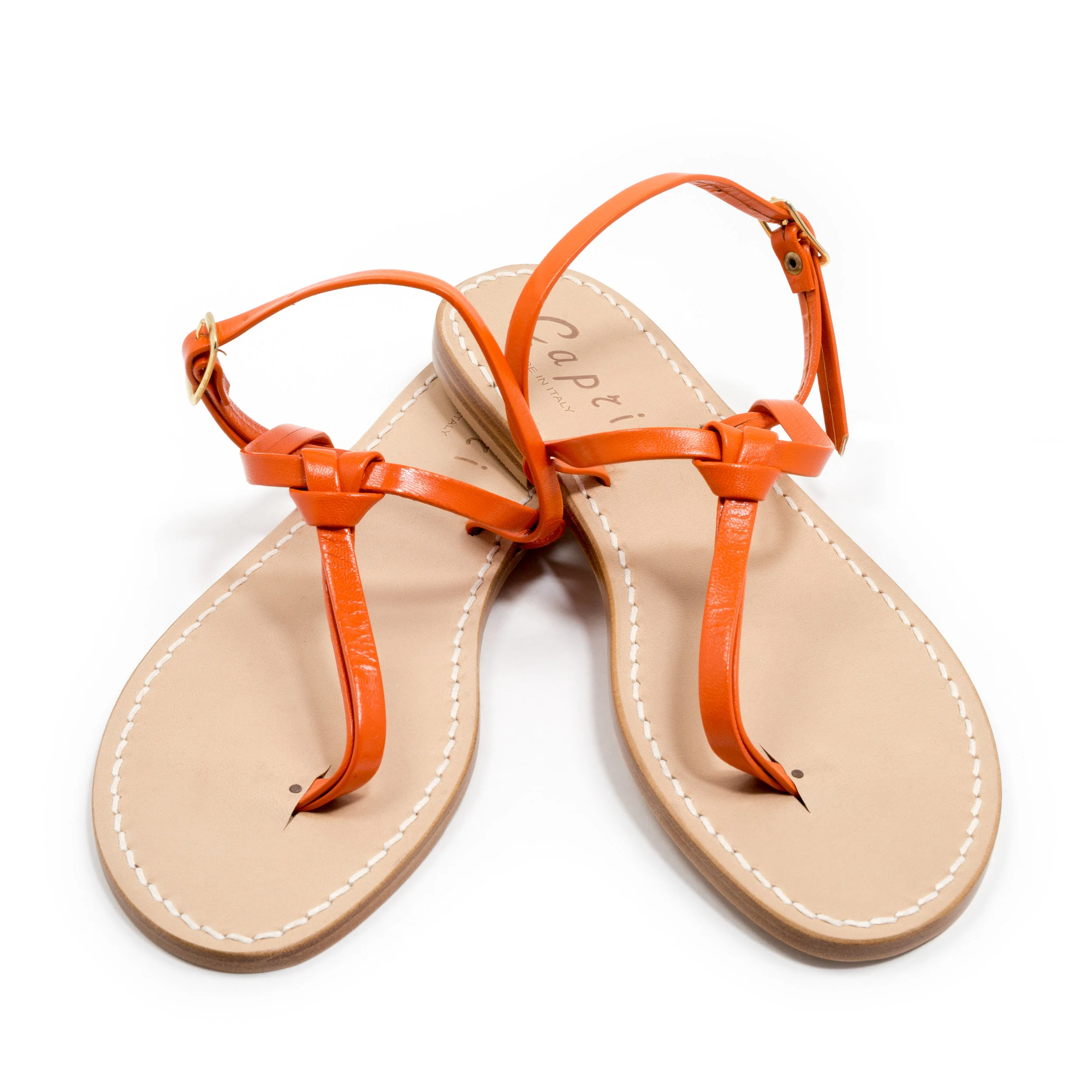 orange sandals