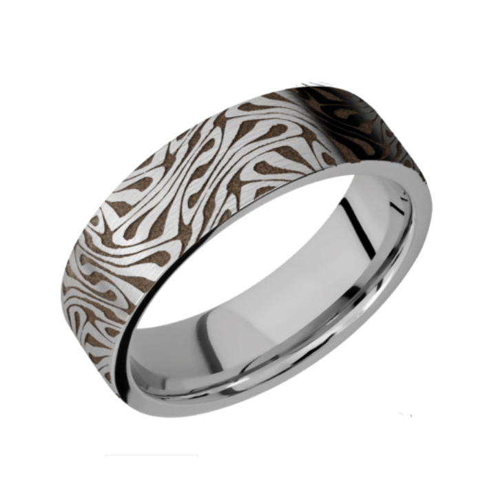 Escher Design Wedding Ring Titanium — Titanium Rings