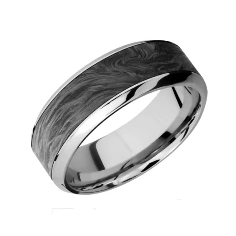 Carbon fiber shop titanium ring