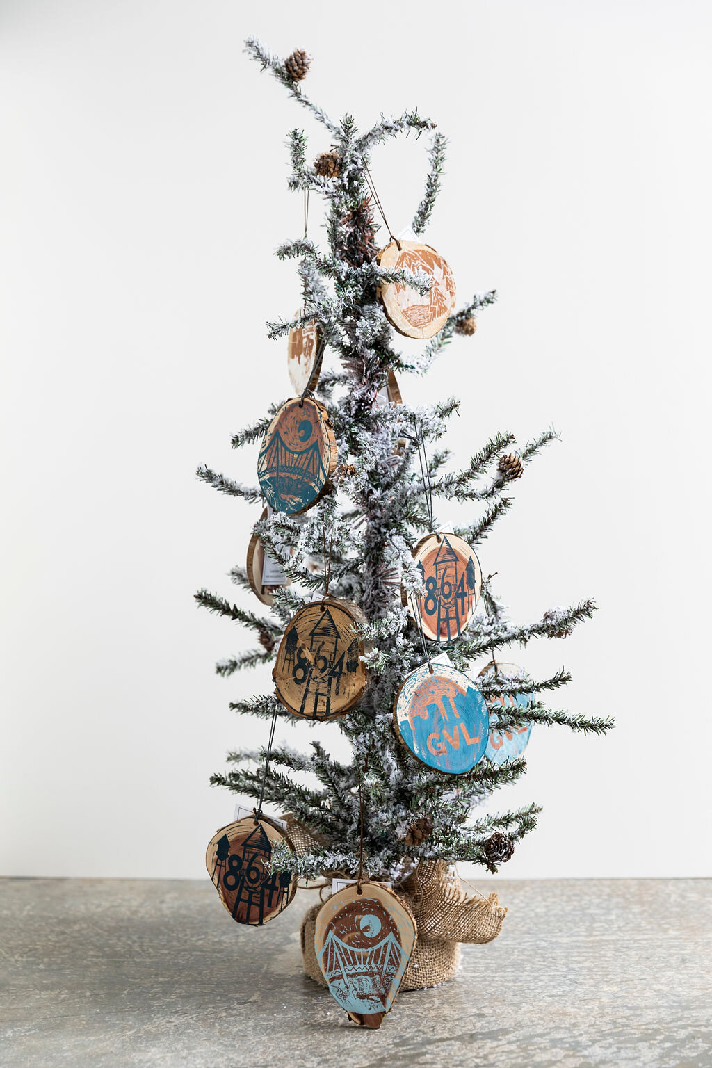 We Three Kings Wooden Hand Printed Ornament Douglas Piper Art