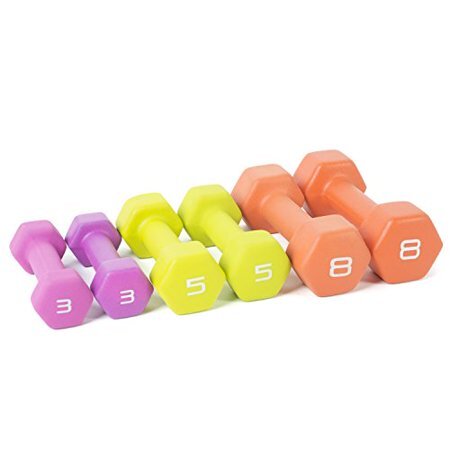 Neoprene dumbbells set hotsell