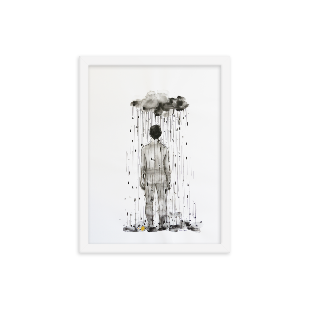شتا لاجئين - framed — Suhad Khatib