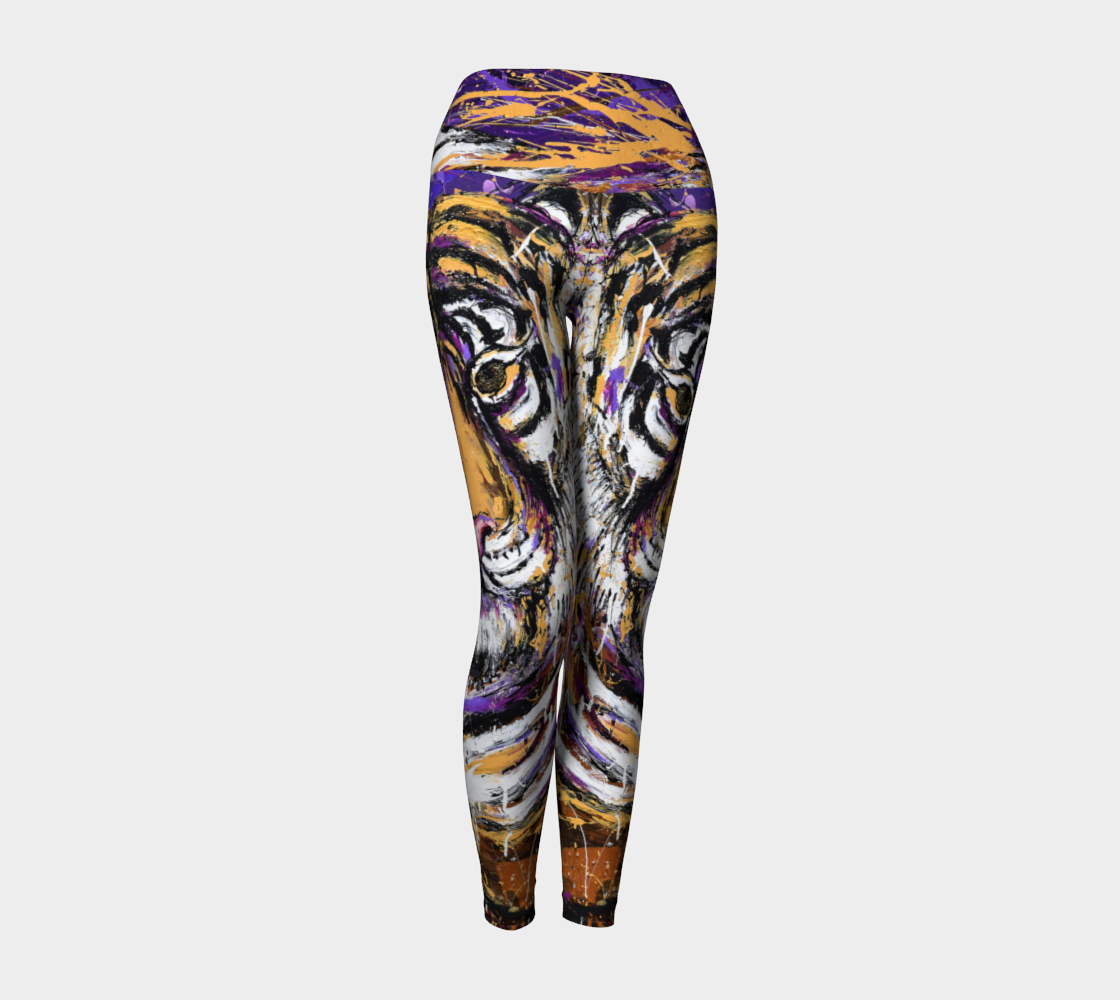 Brilliant Bengal Yoga Leggings — Art by Christy