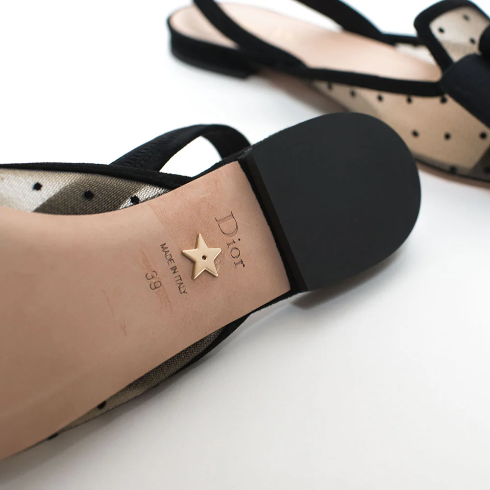 dior ballet shoes
