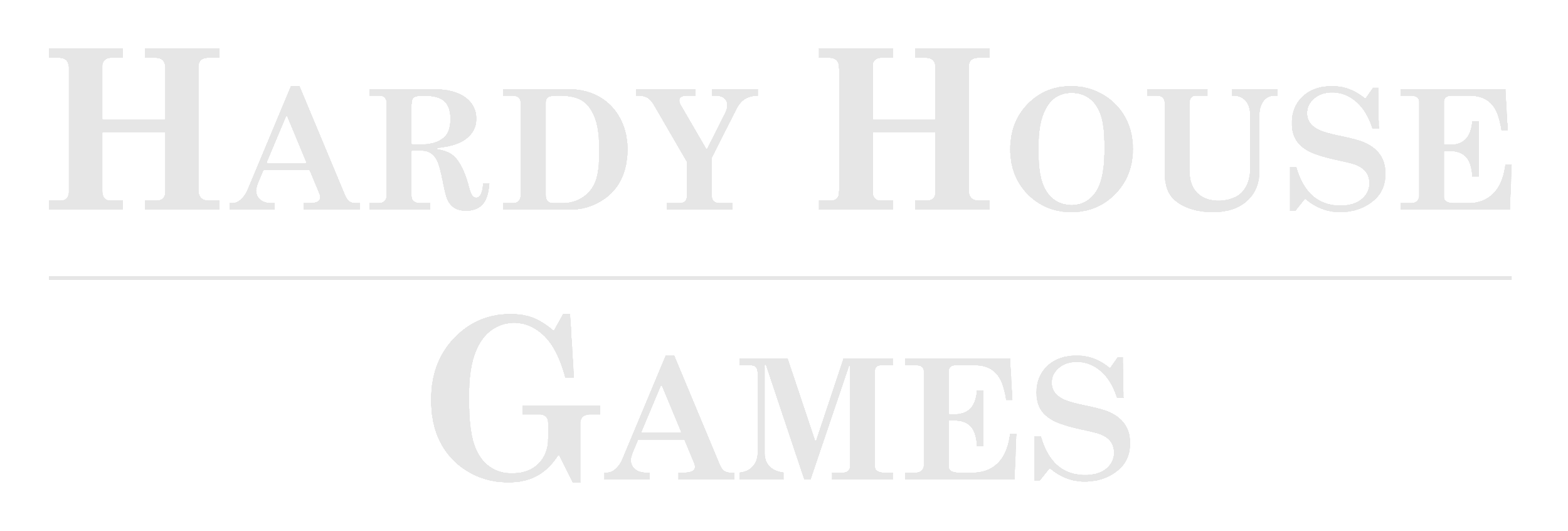 Hardy House Games