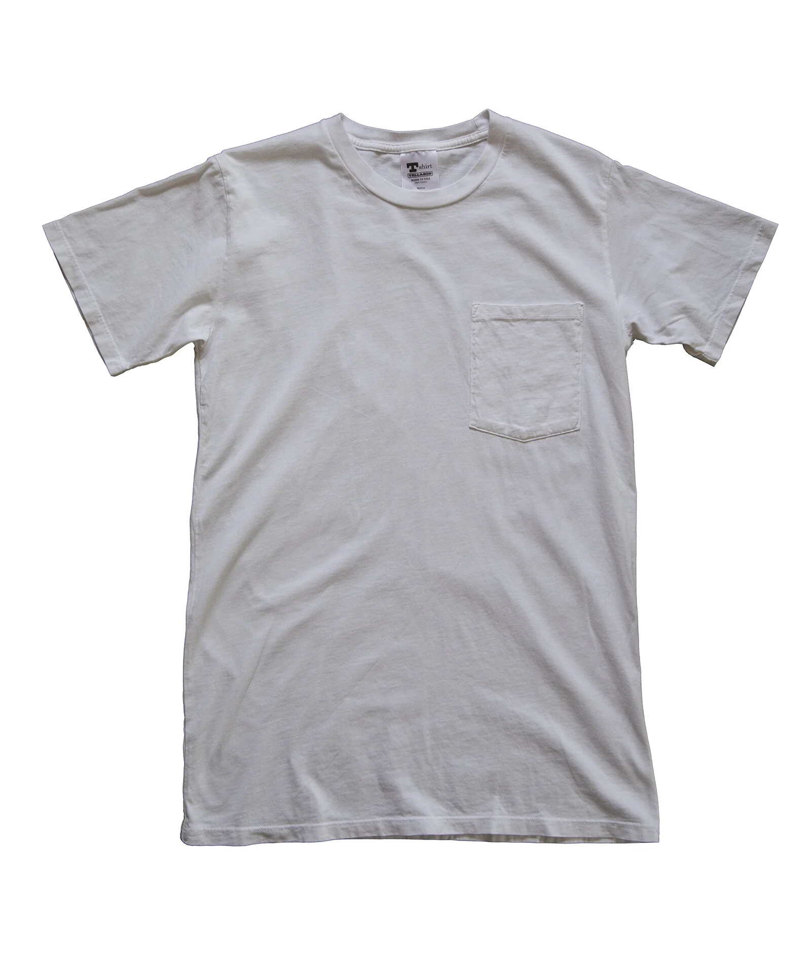 Tellason Pocket Tee WHITE — TODD BLUBAUGH