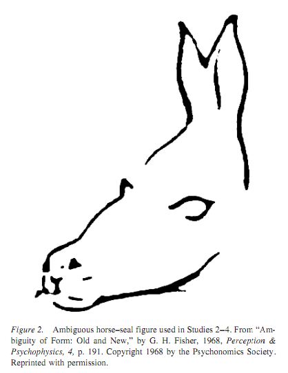 ambiguous horse-seal figure used in studies 2 - 4