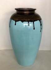 Duck Egg Blue Vase The Village Pottery Craft Centre