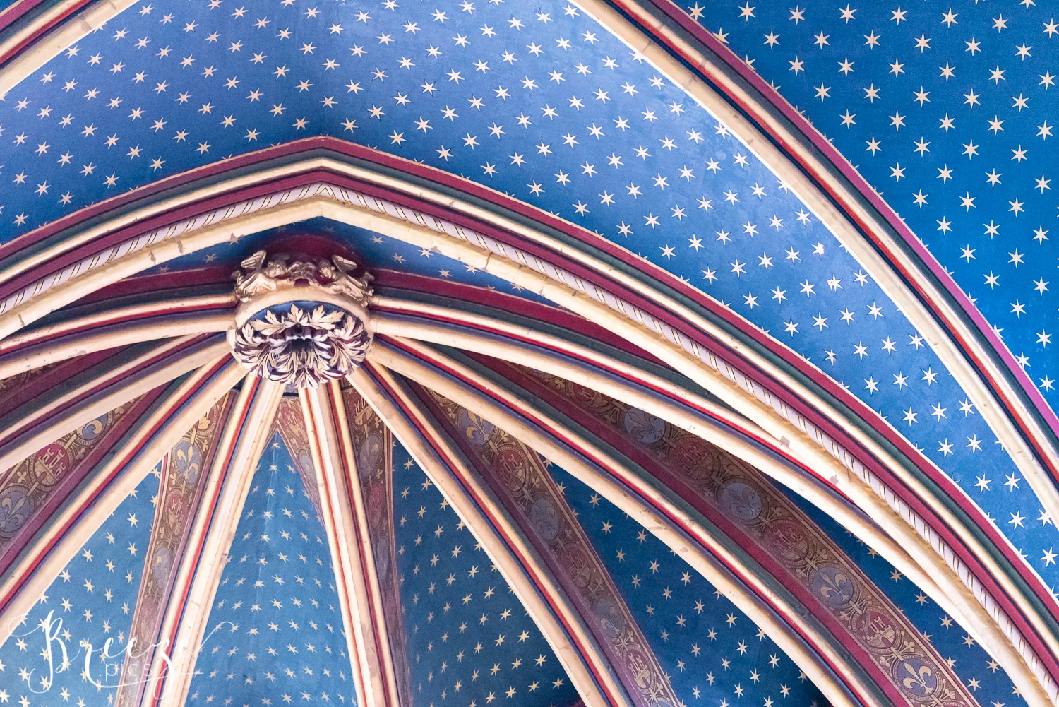 Stars Vault Detail Sainte Chapelle Limited Edition Print