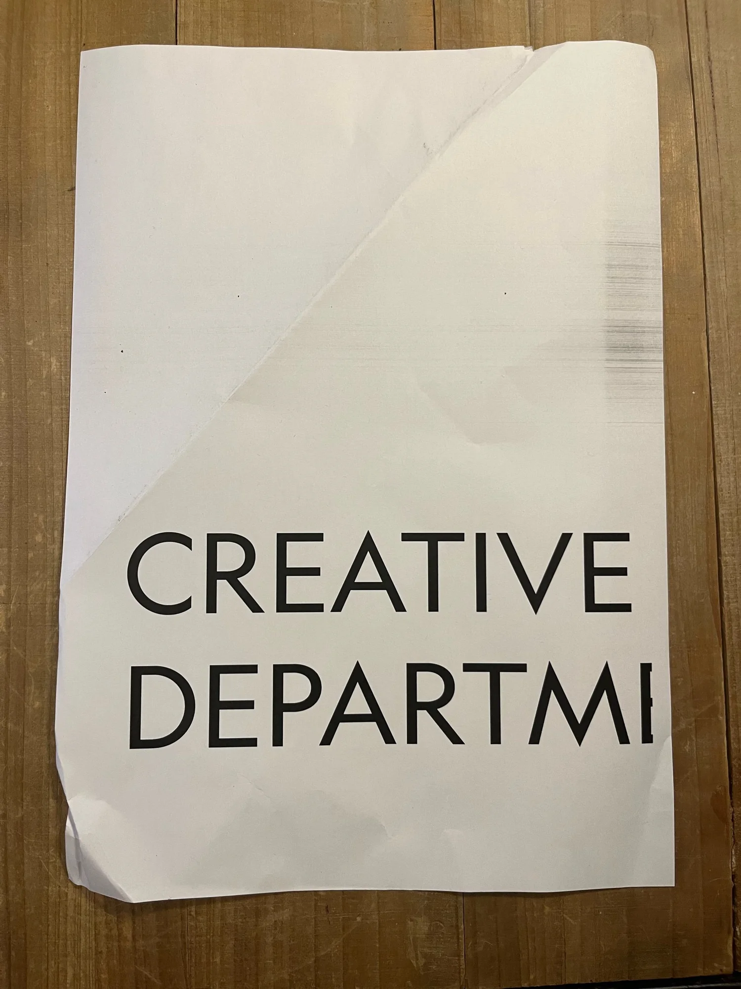 The Department of Creativity