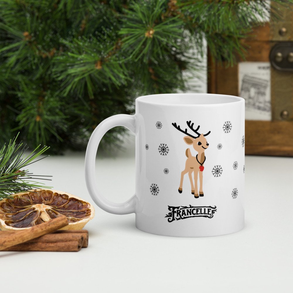 Christmas Marry Reindeer Mug –