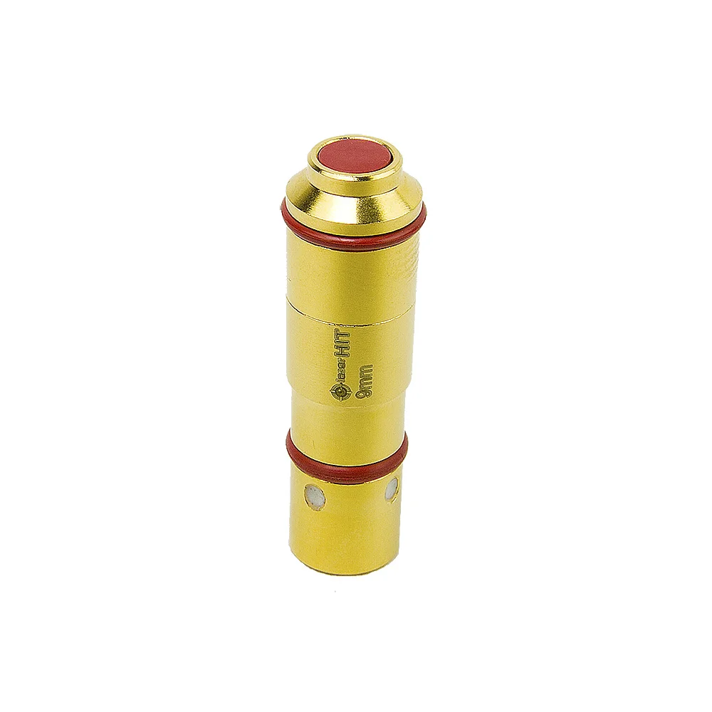 9mm Laser Training Cartridge - Dry Fire Practice Bullet With Snap Cap For Glock & Sig