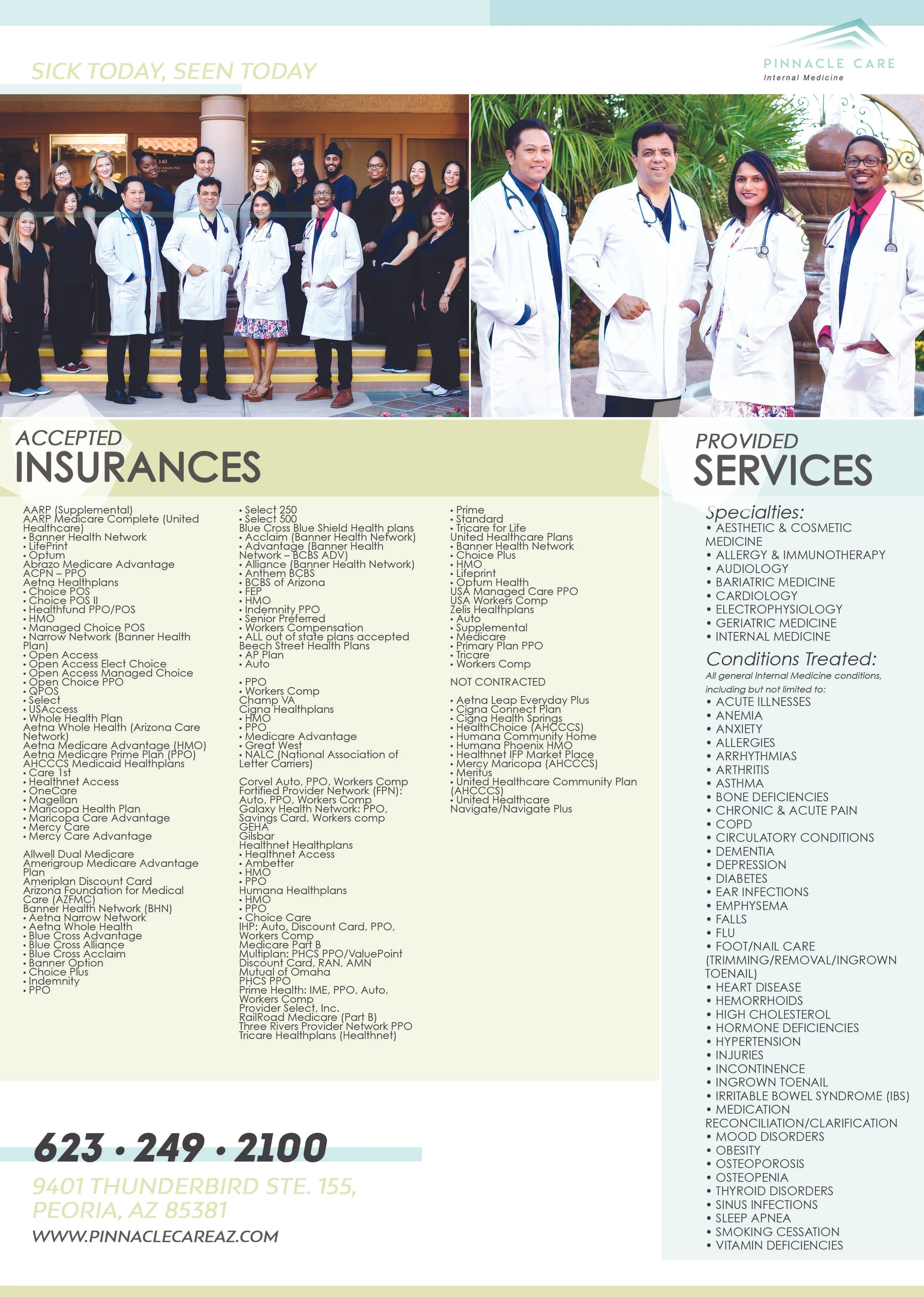 Pinnacle Care Internal Medicine Social Rise
