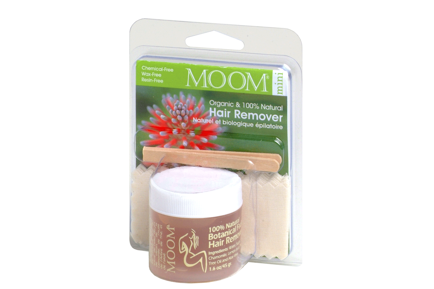 MOOM Organic Hair Removal Face or Travel Kit 45g — Moom Australia MOOM Organic Hair Removal Face or Travel Kit 45g — Moom Australia