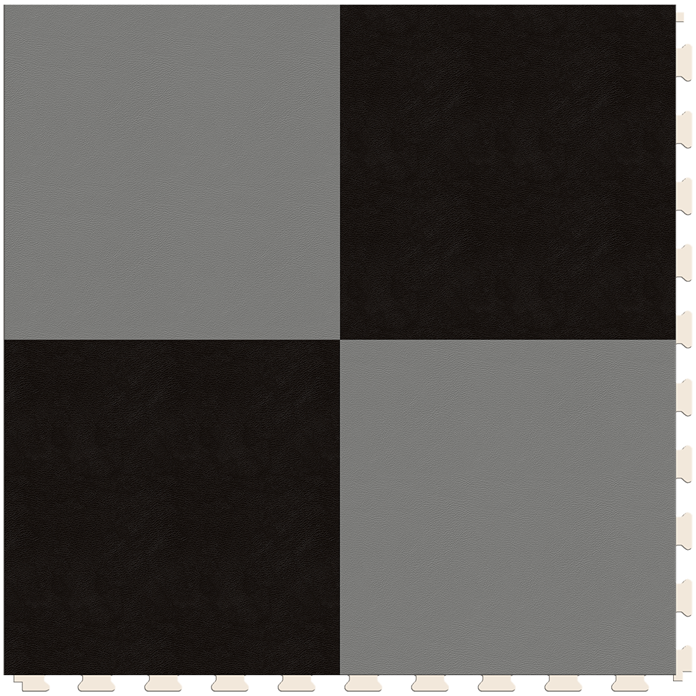 Black Silver Soda Pop Shop Luxury Vinyl Tile Perfection Floor Tile