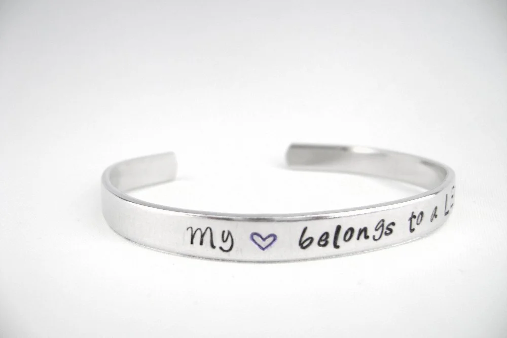 Police Wife Bracelet Hand Stamped My Heart Belongs To A Leo Route 22 Designs Personalized Jewelry And Baptism Gifts Police Wife Bracelet Hand Stamped My Heart Belongs To A Leo Route 22 Designs Personalized Jewelry And Baptism Gifts