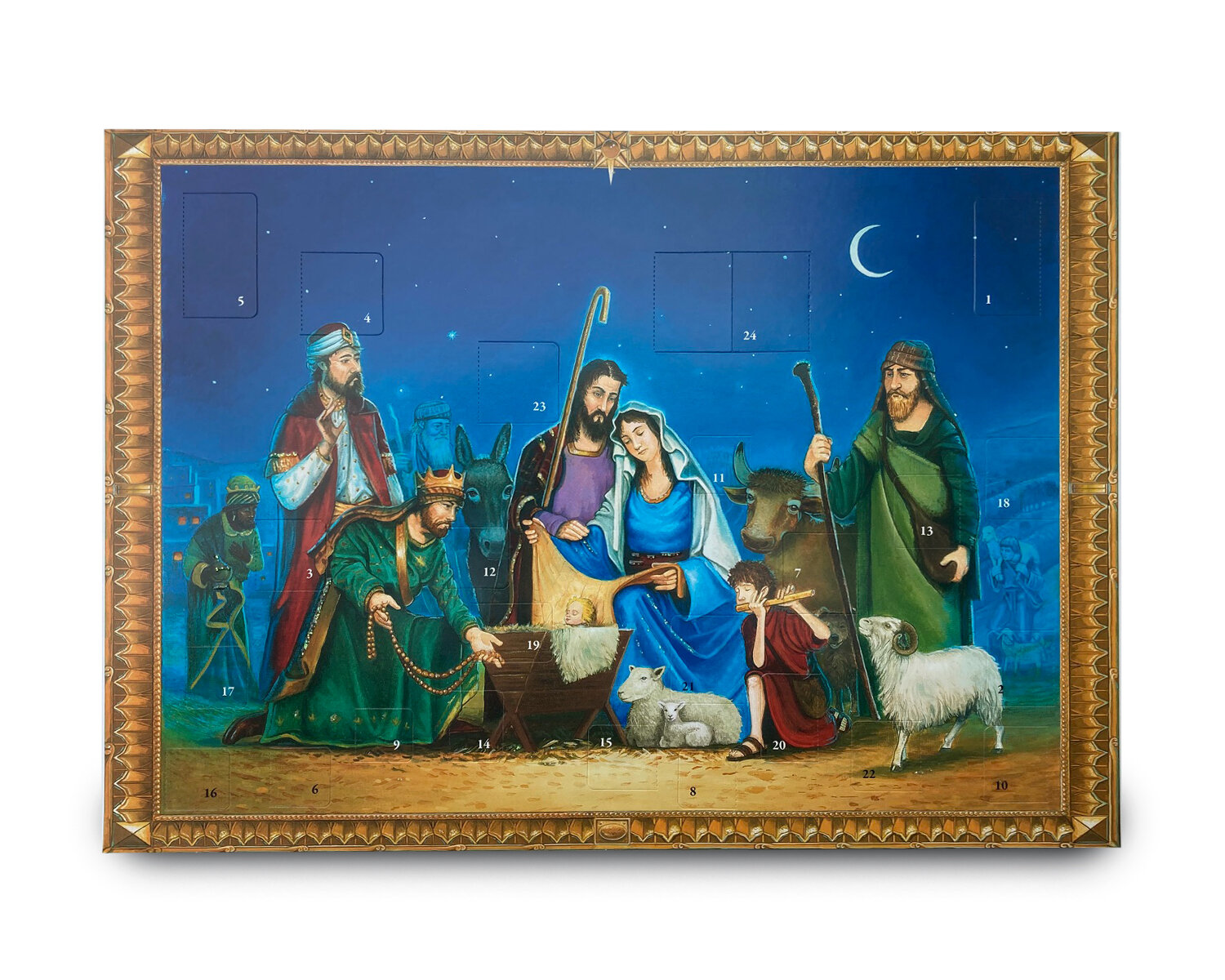 Large Nativity Advent Calendar