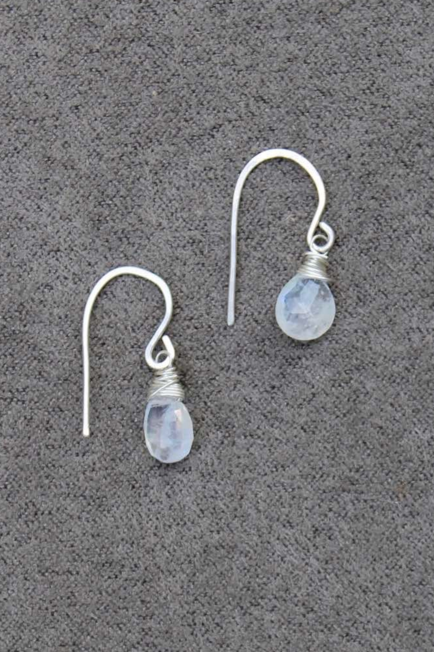 Rainbow Moonstone Earrings
