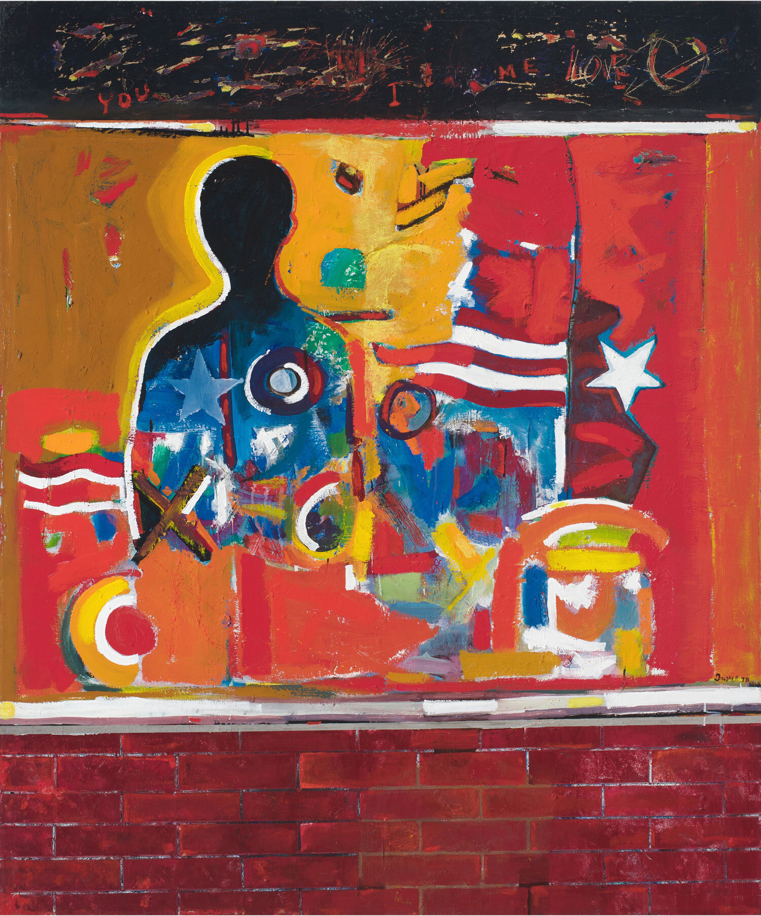 David Driskell(美国,1931-2020年),第2贫民窟墙,1970年,亚麻布上油,丙烯酸和拼贴画,尺寸为60 x 50英寸。在收藏之友的支持下购买博物馆,包括匿名者(2),查尔顿和埃莉诺·埃姆斯,艾琳·吉莱斯皮和蒂莫西·费赫,赛勒斯·哈格,帕特里夏·希勒·多德·哈格,艾莉森和霍勒斯·希尔德雷斯,道格拉斯和沙琳·豪威尔,哈里·W。 Konkel,Judy和Leonard Lauder,Marian Hoyt Morgan和Christopher Hawley Corbett,Anne和Vince Oliviero,D.Suzi Osher,Christina F.Petra,Karen和Stuart Watson,Michael和Nina Zilkha。由艺术家和纽约DC摩尔画廊提供。