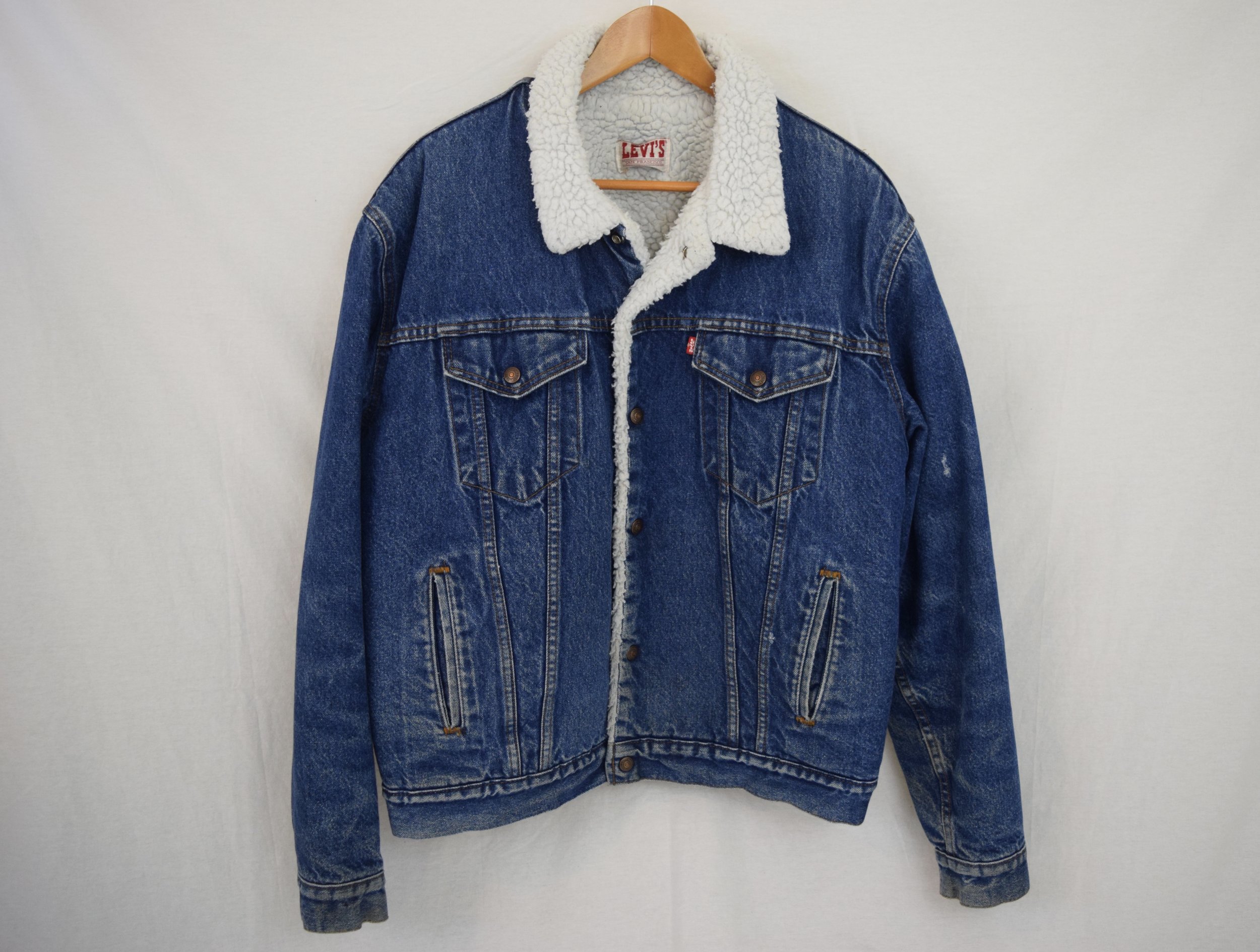 levi strauss sherpa lined denim jacket