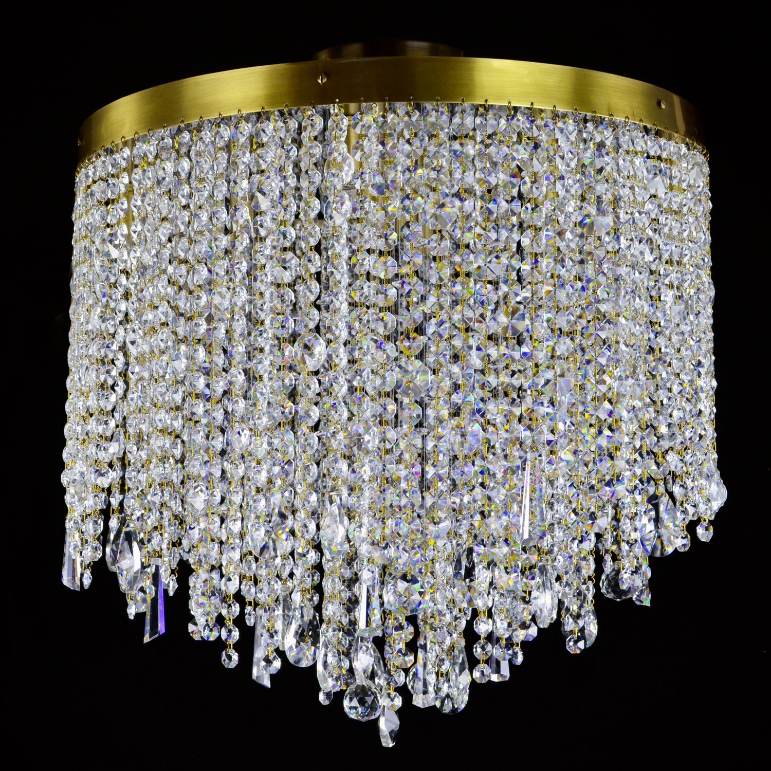 Crystal shower chandelier — WRANOVSKY - Bohemian Crystal Chandeliers  Manufacturer