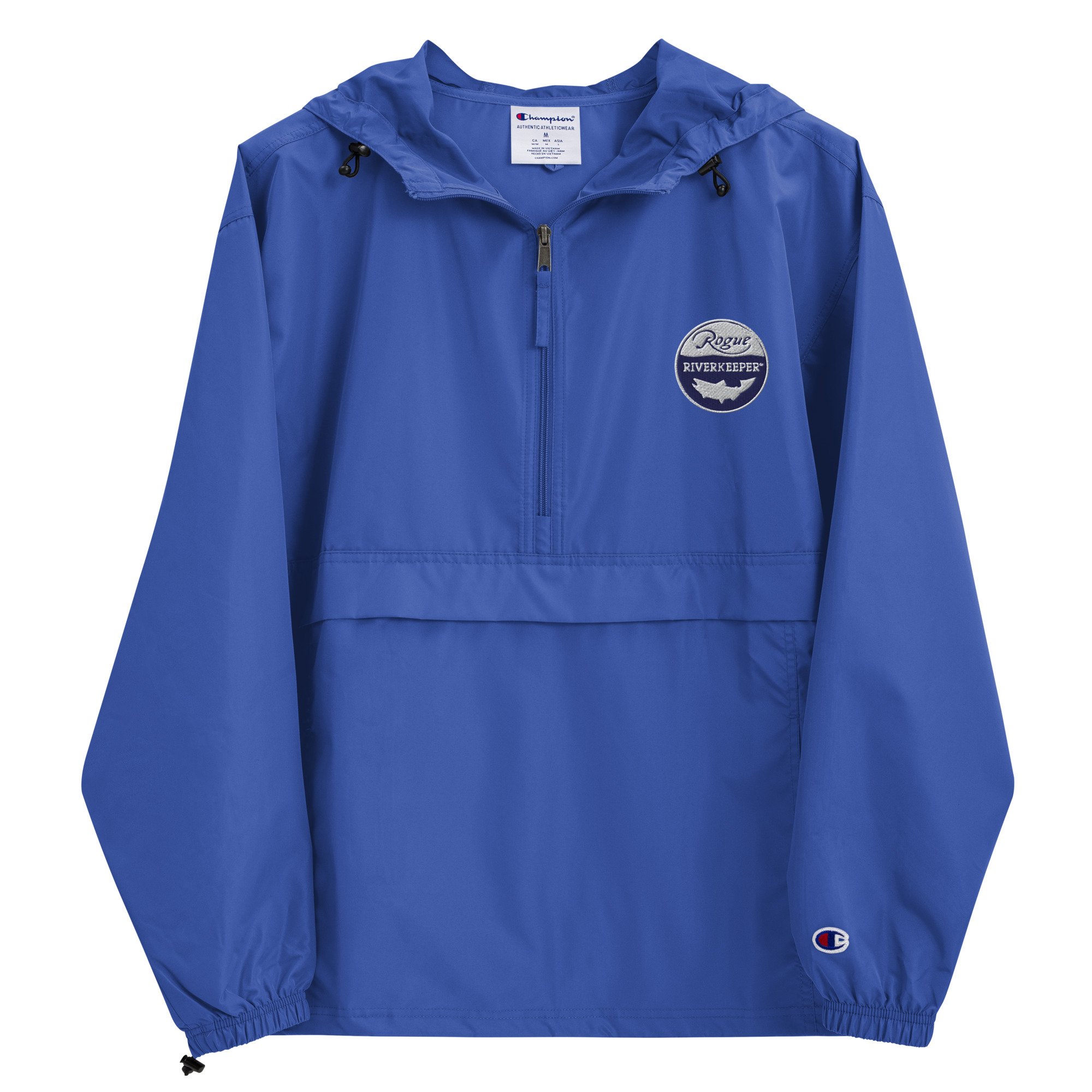 RRK Embroidered Weather-Resistant Champion Packable Jacket — Rogue  Riverkeeper