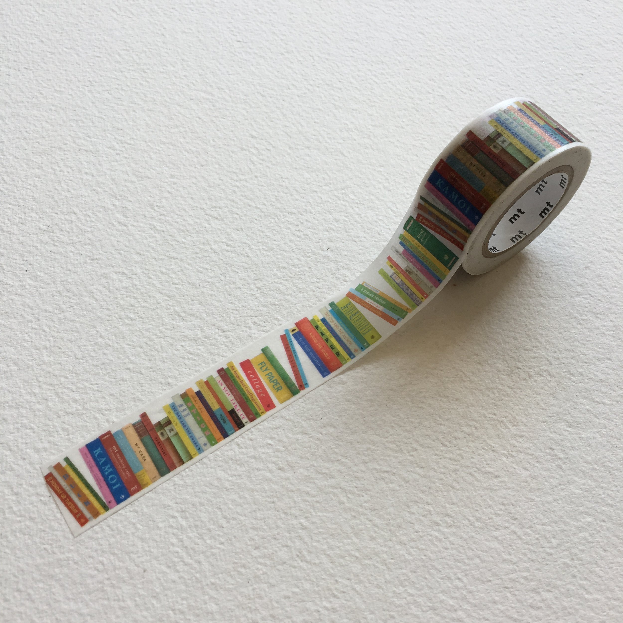 MT ex Book Washi Tape, Bookish Gift for Reader, Books Planner Tape, Books  Stickers