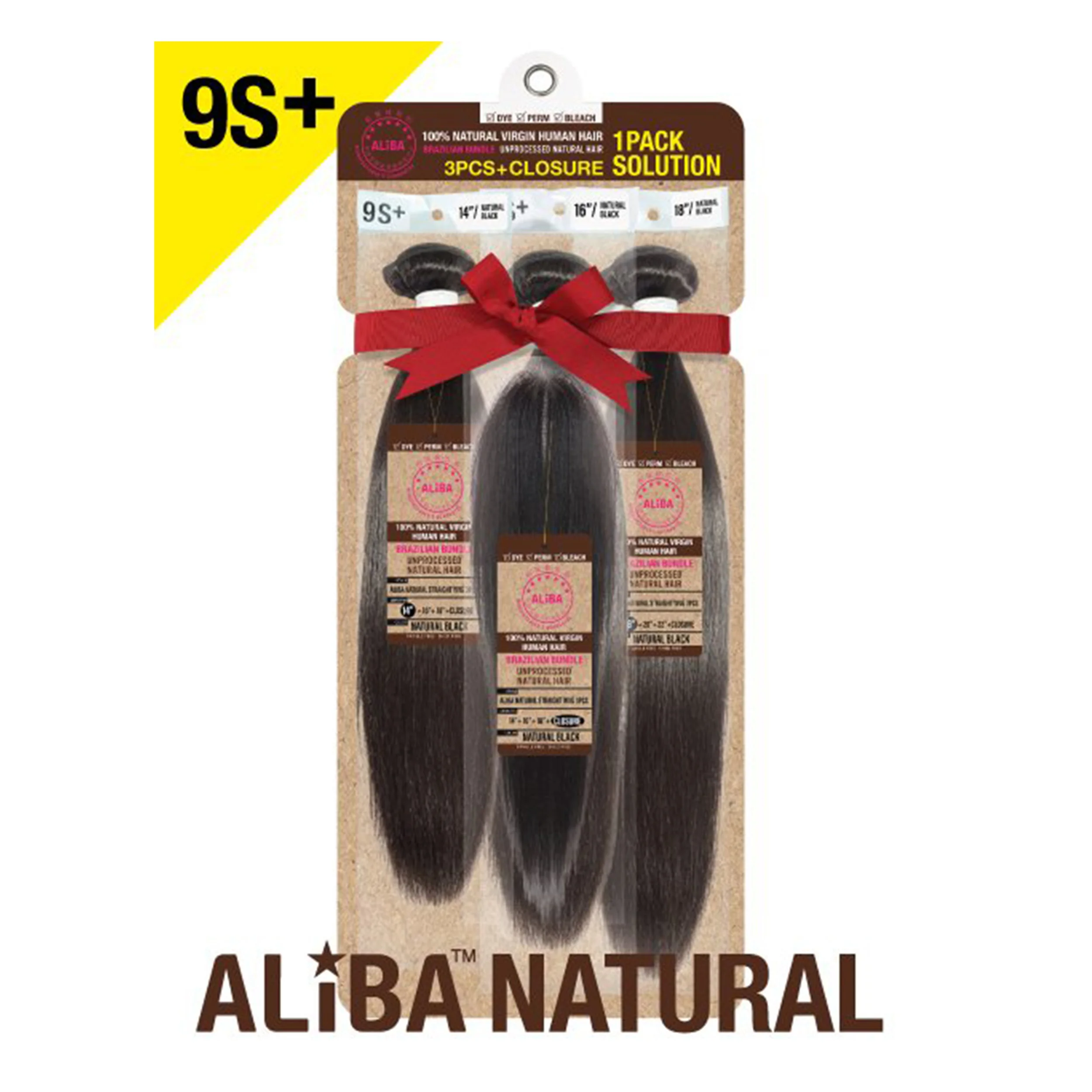 Janet Collection Brazilian Bundle Human Hair 9s Aliba Natural