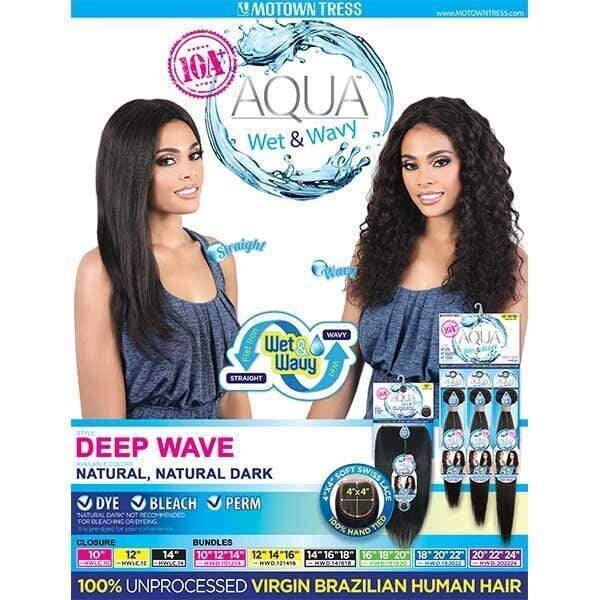 Janet Collection Aqua Tress Wet Wavy 3pcs 1 Pack Solution