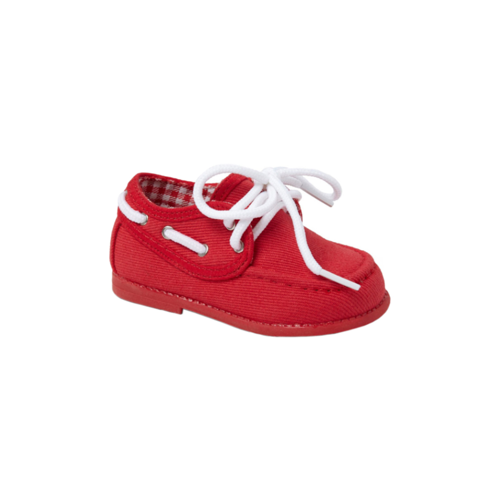 red deck shoes