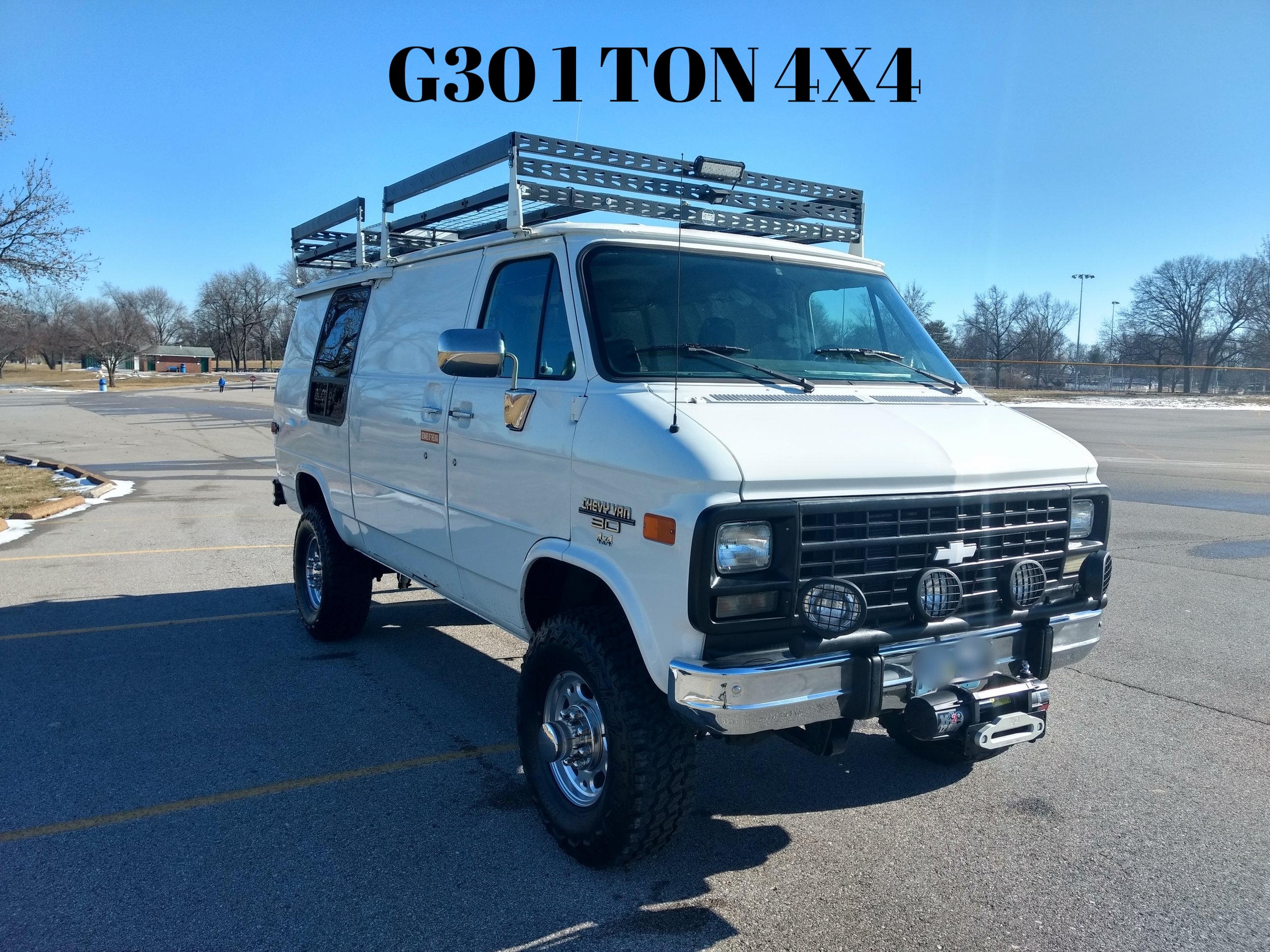Chevy G30 1 Ton 4x4 Van — Boondocking