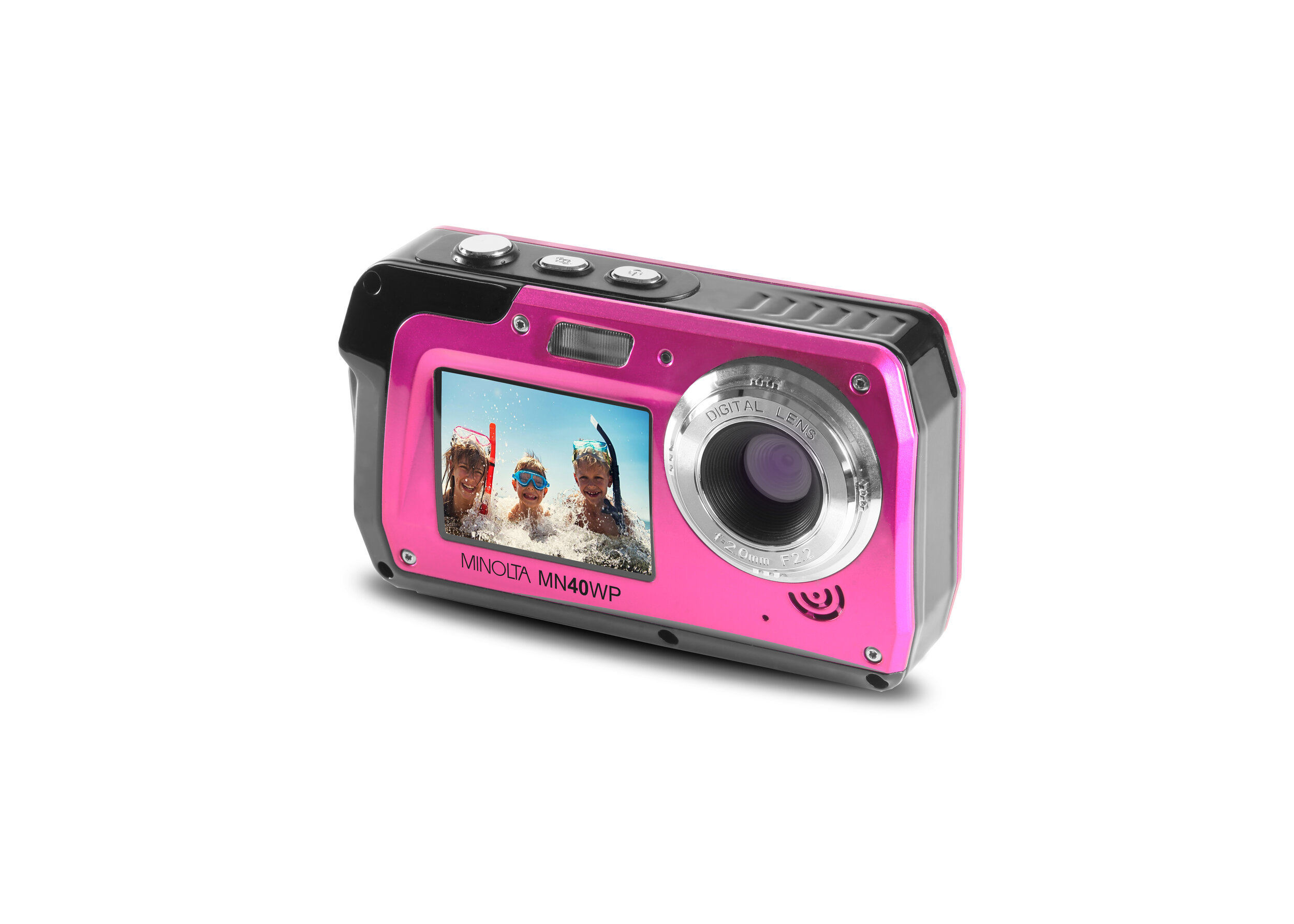 MN40WP 48MP Dual Screen Waterproof Camera — Minolta Digital