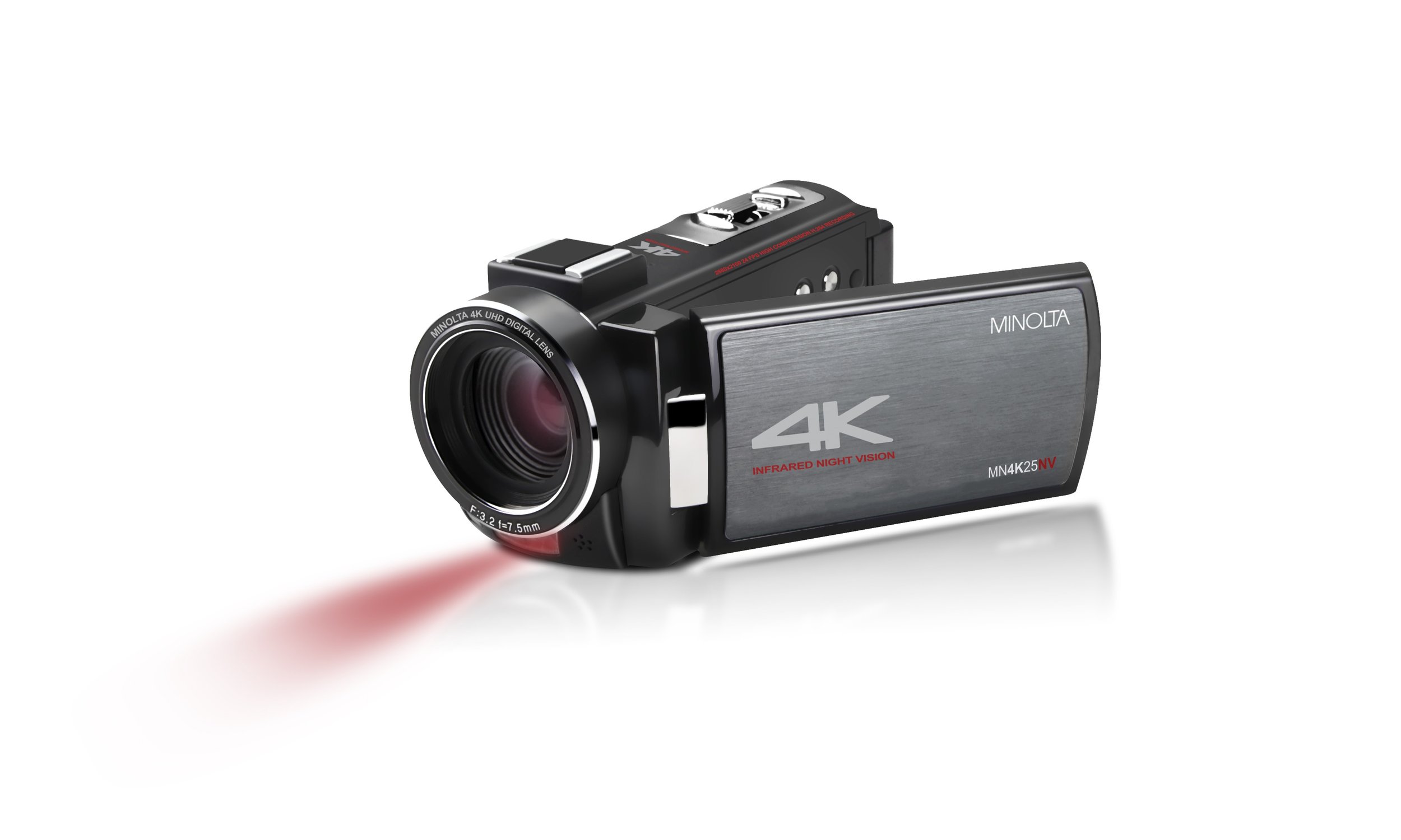MN4K25NV 4K Ultra HD IR Night Vision Camcorder — Minolta Digital